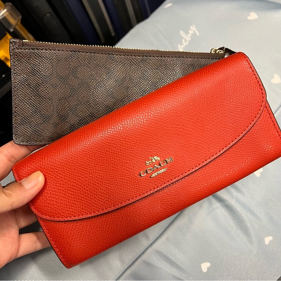 Coach 2 in 1 wallet NWT leather - Picture 2 of 14